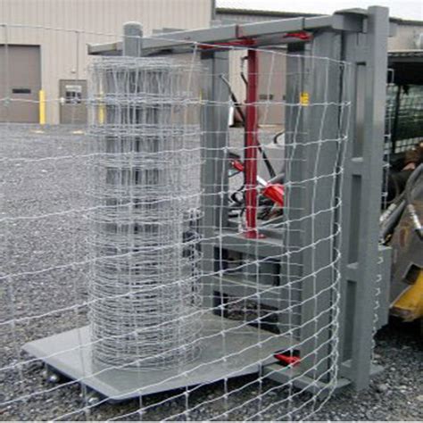 woven wire strecger skid steer|Skid Steer Fence Stretcher .